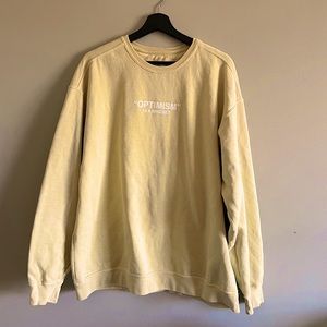 The Mayfair Group “optimism” Crewneck